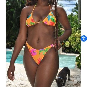 NWT Mirror Palais bikini In tang